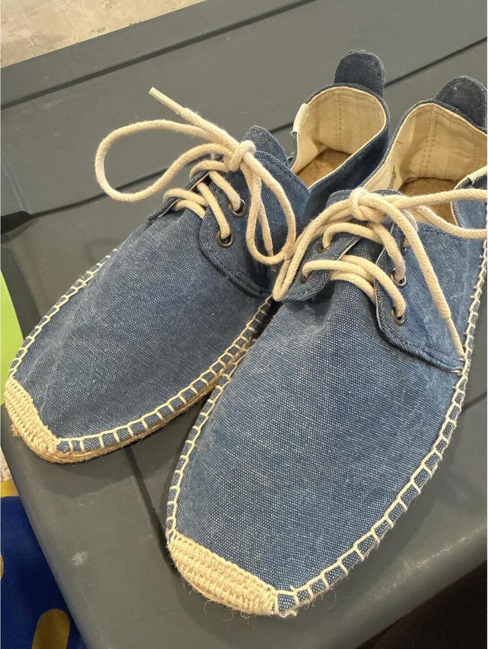 Soludos Denim Lace-Up Espadrille Shoes